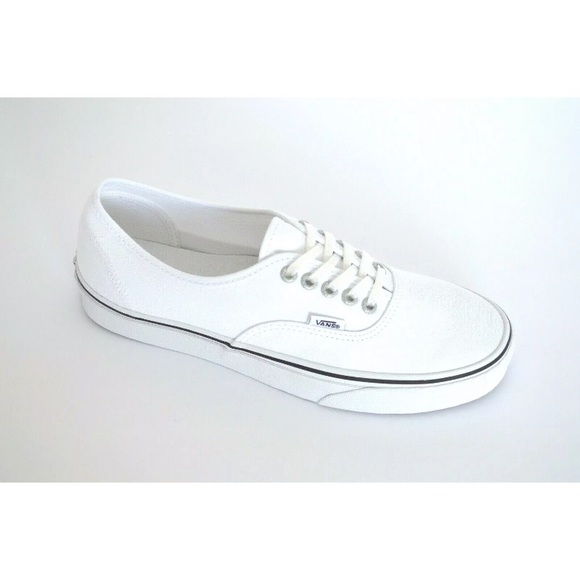Vans Authentic eyelets white canvas sneaker shoes - Picture 9 of 12